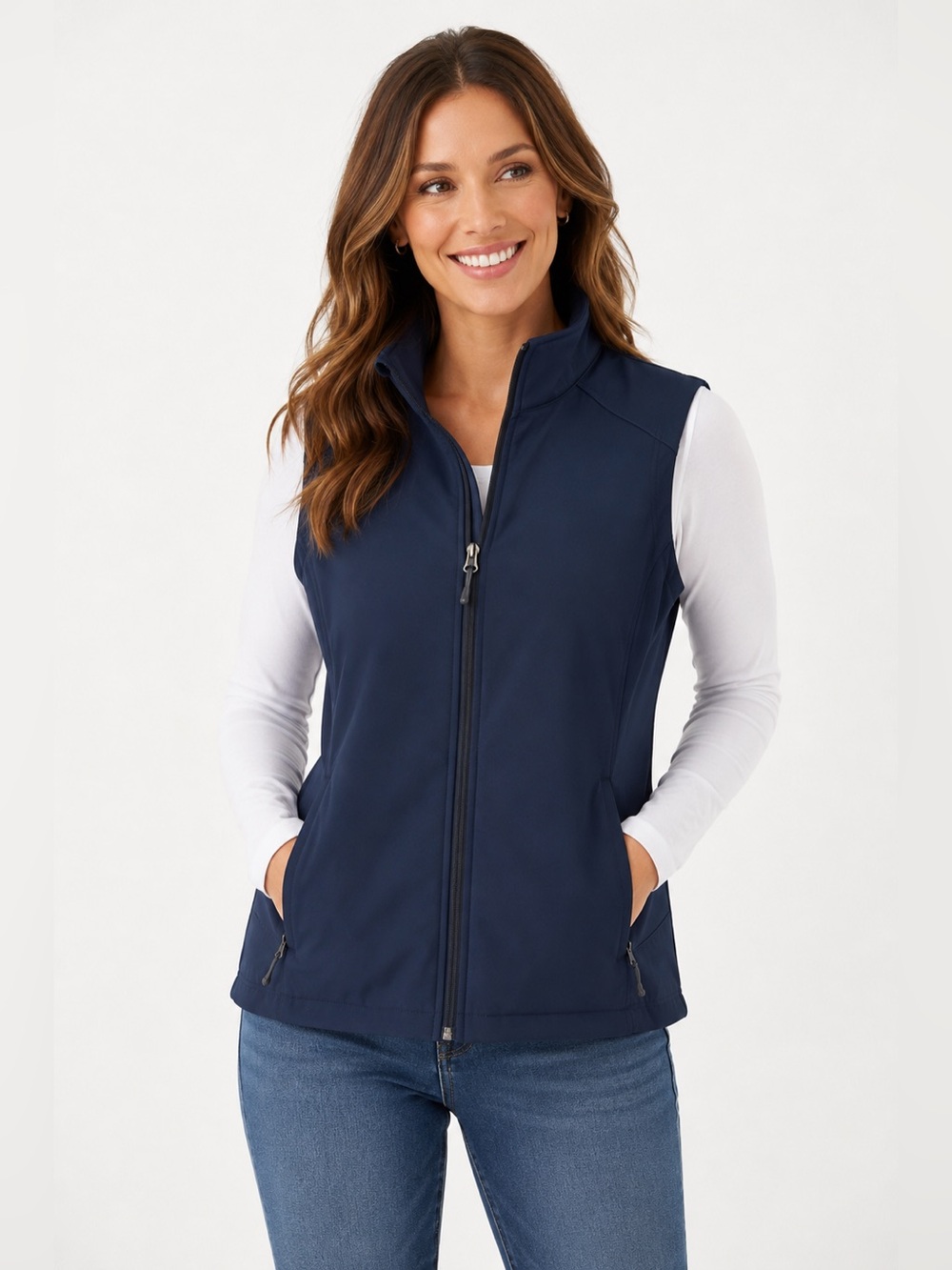 CORE365 North End Navy Soft Shell Zip Vest Women’s‎ Ex Large NWT Outdoor